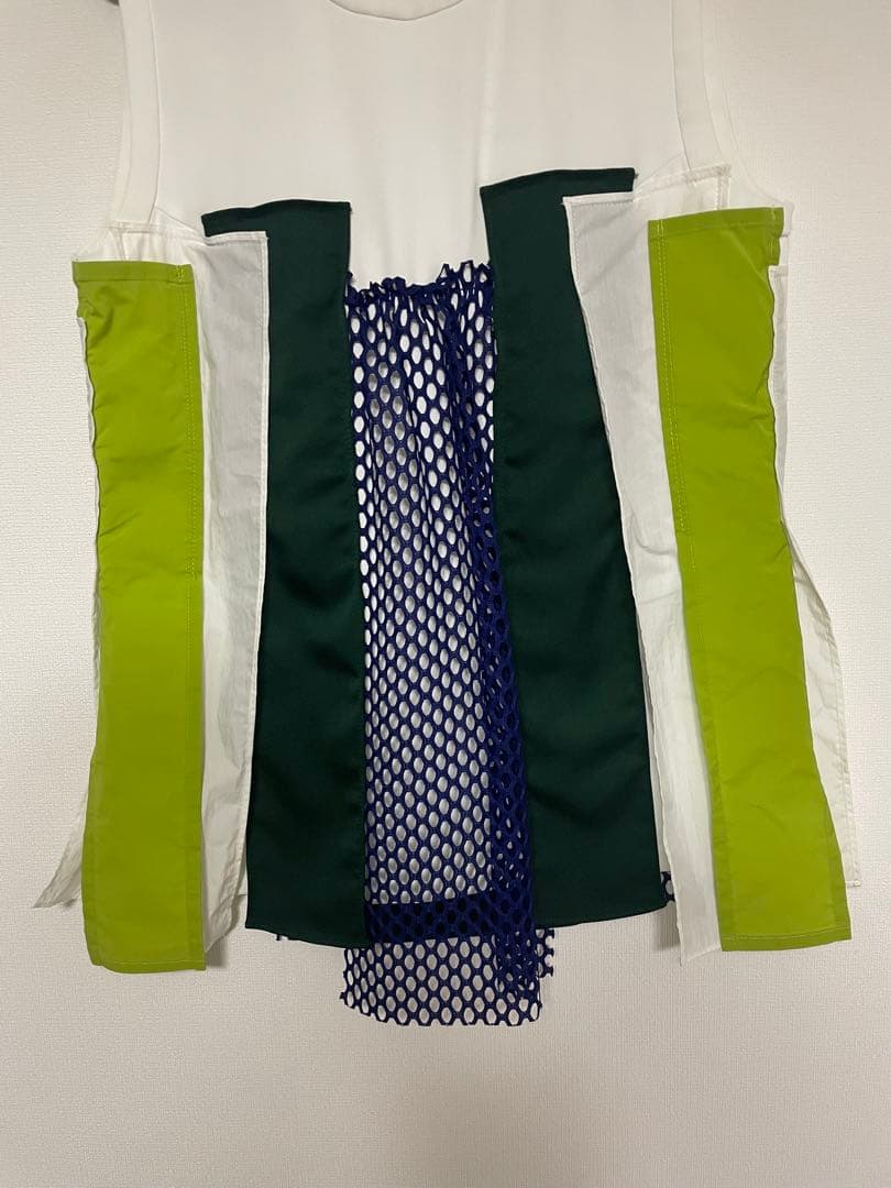 ファブリックミックスタンクトップ