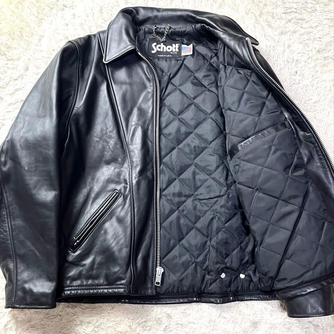 極美品/入手困難✨ショット シングルライダース レザージャケット トラッカー