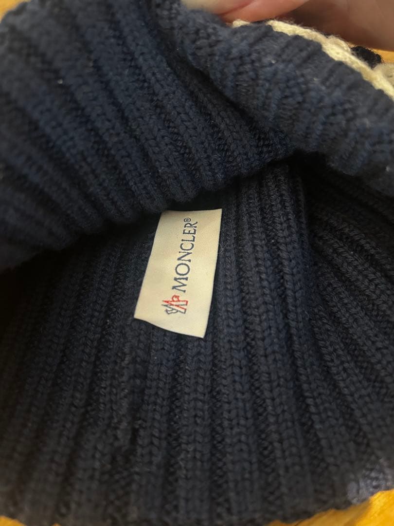 モンクレール　ウールニット帽