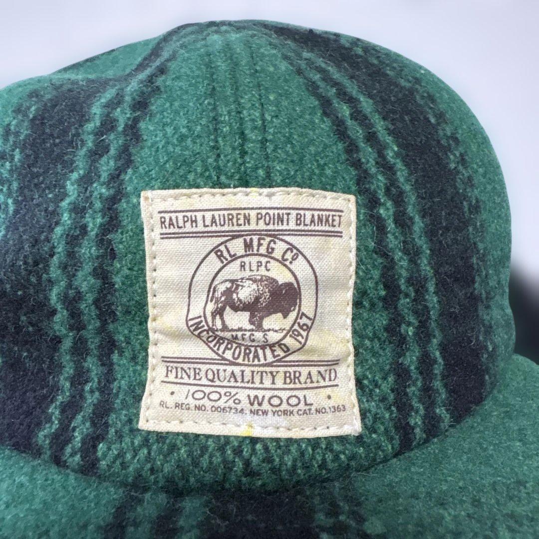 鬼*丸様 ラルフローレン ボアキャップ ウール100% カナダ製