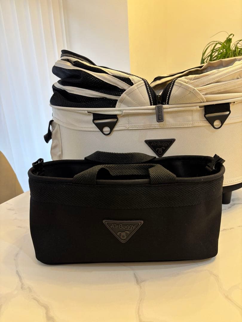 AirBuggy ペットカート コットのみ　アイボリー　オーガナイザー付き