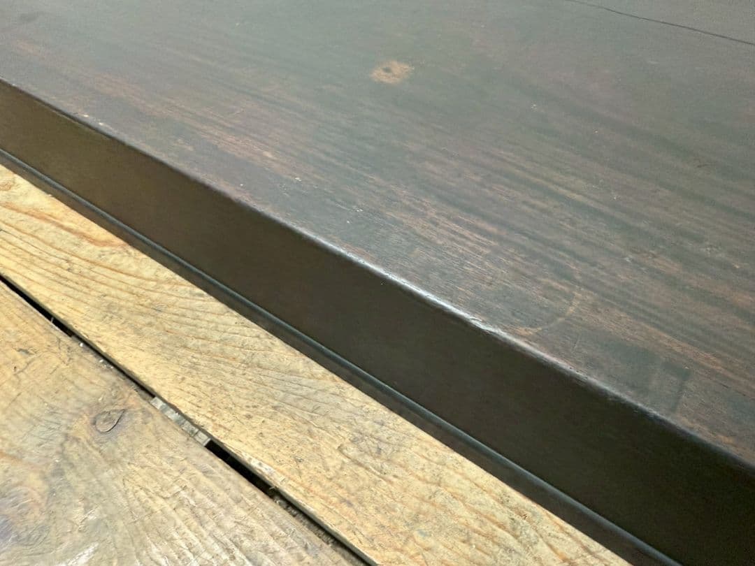 1167 作りの良い置床　置き床　陳列台　展示台　花台　レトロ　無垢材　和モダン