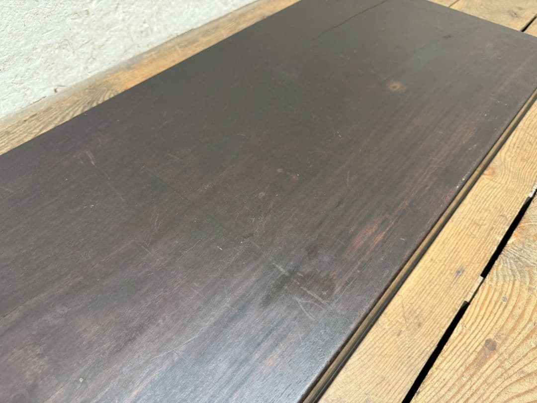 1167 作りの良い置床　置き床　陳列台　展示台　花台　レトロ　無垢材　和モダン