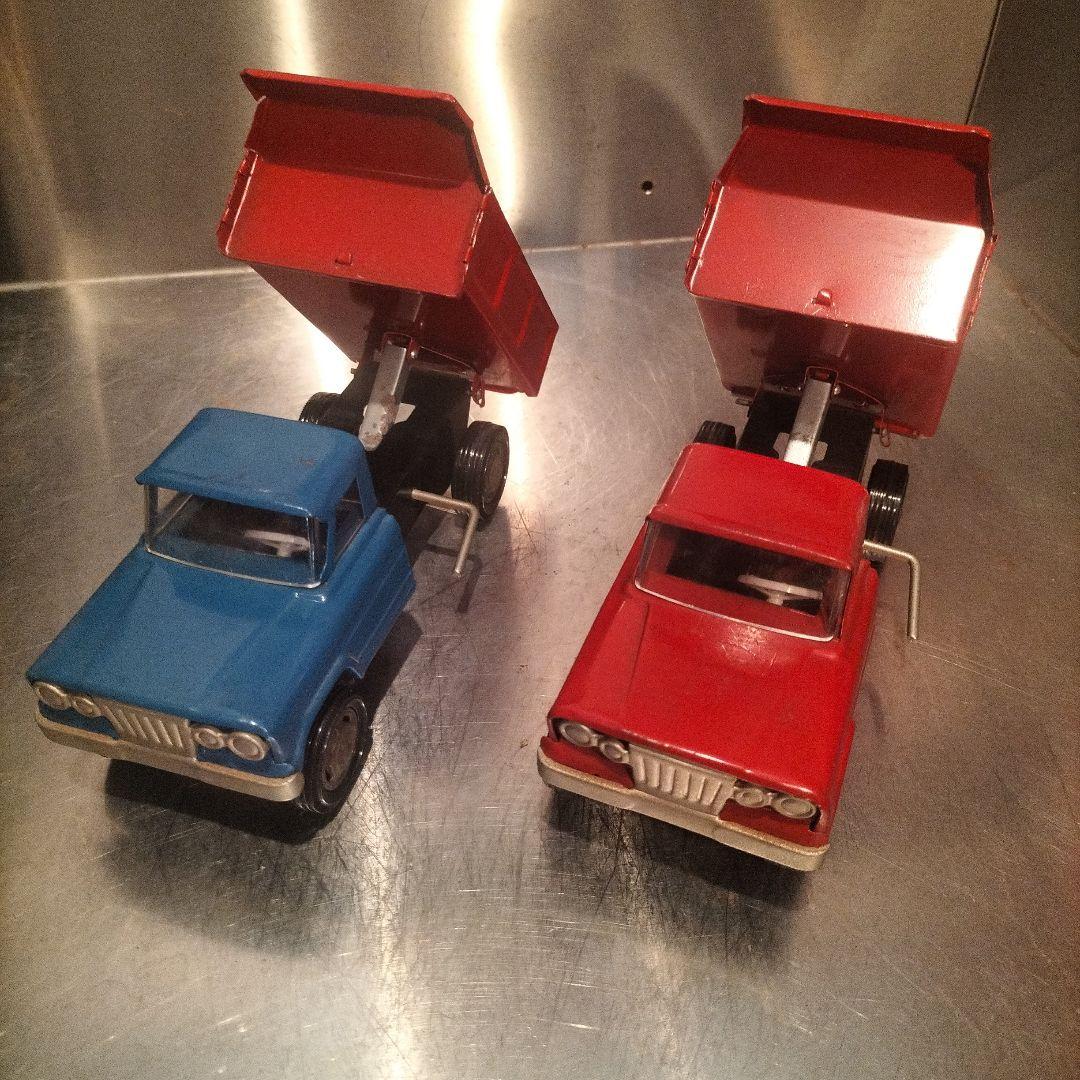 ダンプカー 2台セット 青 赤