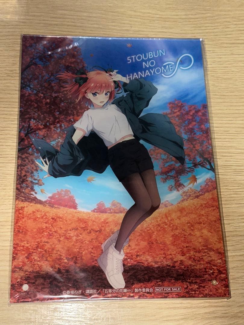 五等分の花嫁　秋のひととき　中野二乃　大当たり　A4アクリルパネル