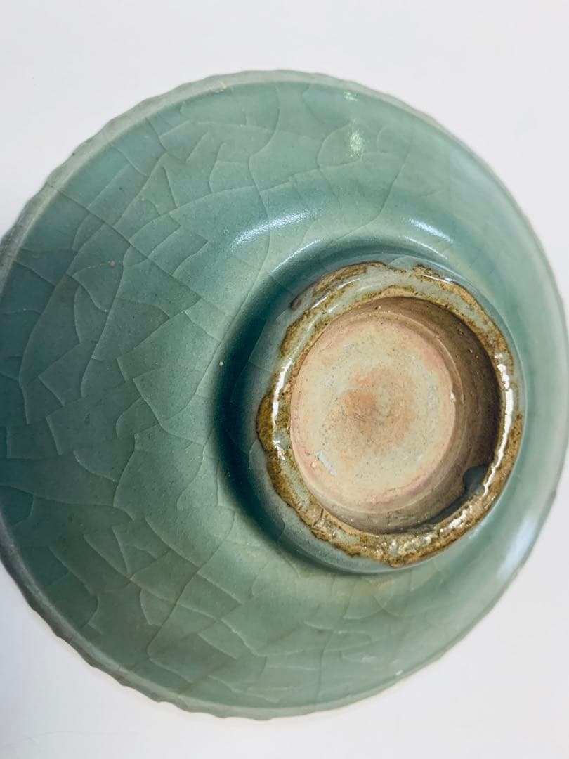 中国明時代竜泉窯青磁お皿