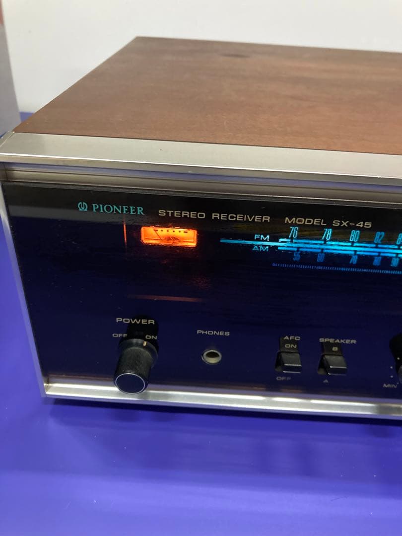 B0103）PIONEER SX-45 1970年代 総合アンプ 当時物 レトロ