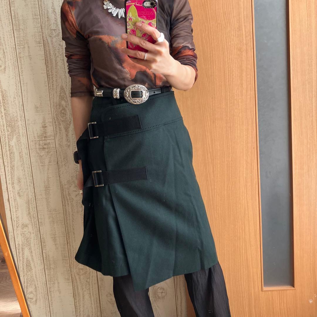 sacai✸ウールラップスカート✸16-02871