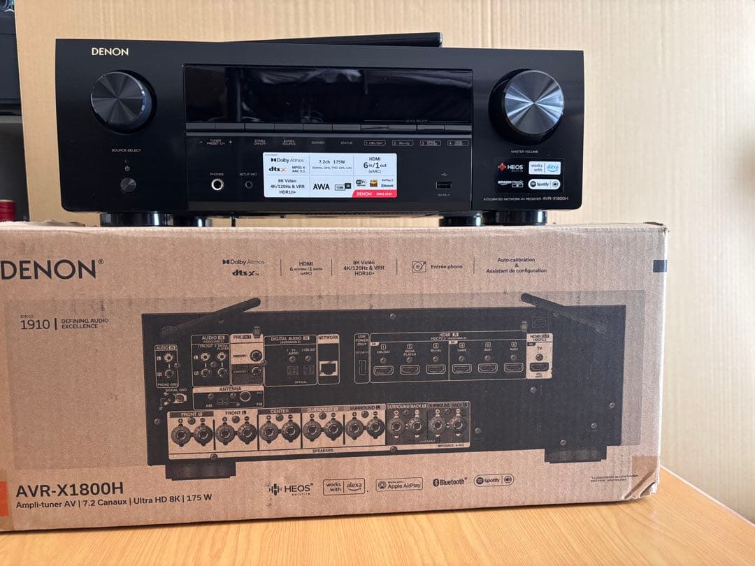 DENON AVR-X1800H 2025年購入