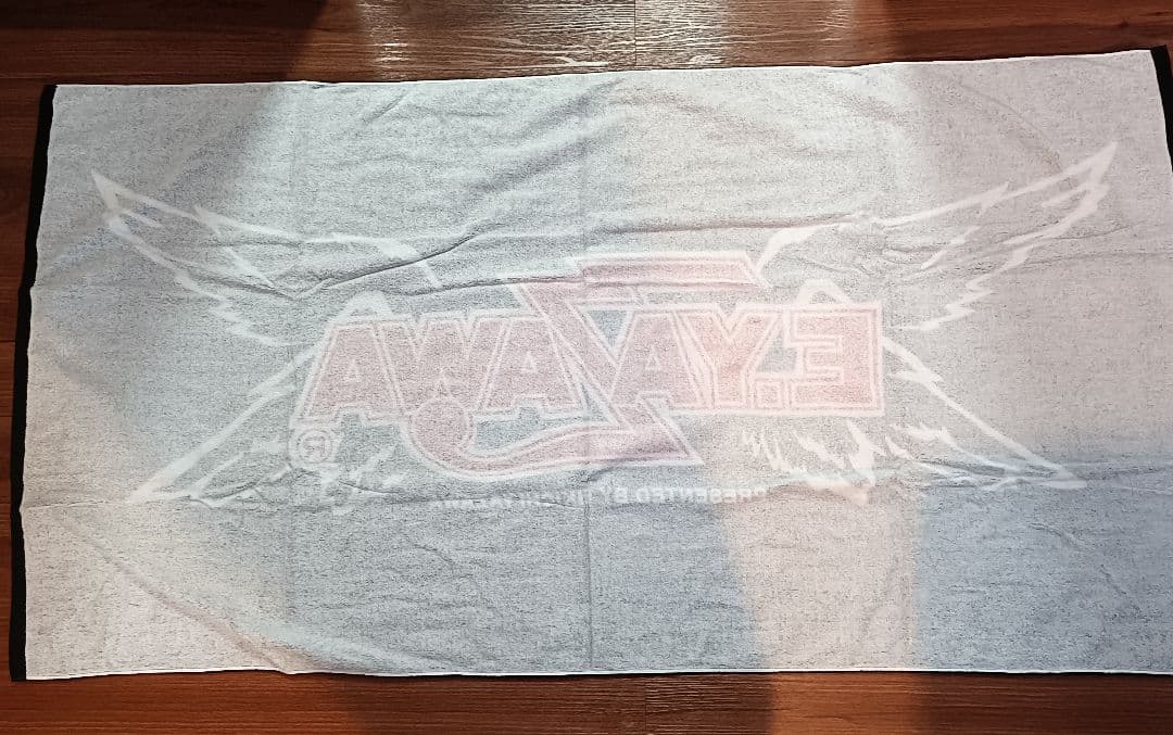 【新品未使用】矢沢永吉　スペシャルビーチタオル　SBT（ツバサ　アカロゴ）黒赤