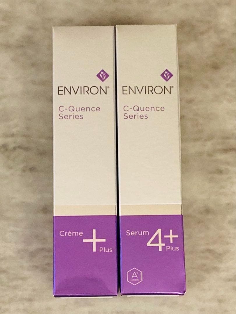各1本【エンビロン】シークエンスセラム4+/クリーム+