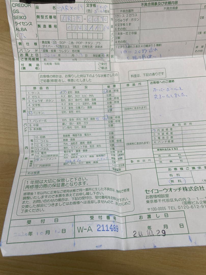 セイコー SEIKO PRESAGE SARX069 限定モデル