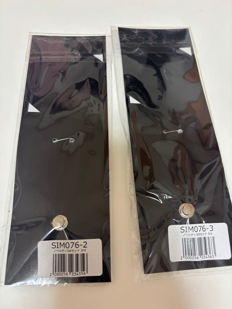 SiM ノベルティ3点セット 缶バッジ ステッカー