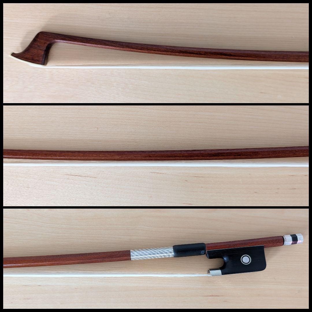 【チェロ弓】ALFRED KNOLL 角弓ドイツ 軽量 フルサイズ 修理痕