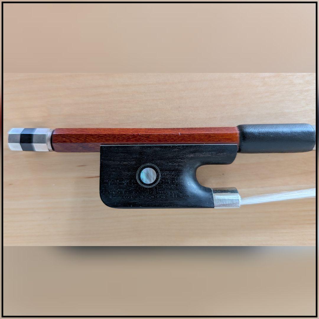 【チェロ弓】ALFRED KNOLL 角弓ドイツ 軽量 フルサイズ 修理痕