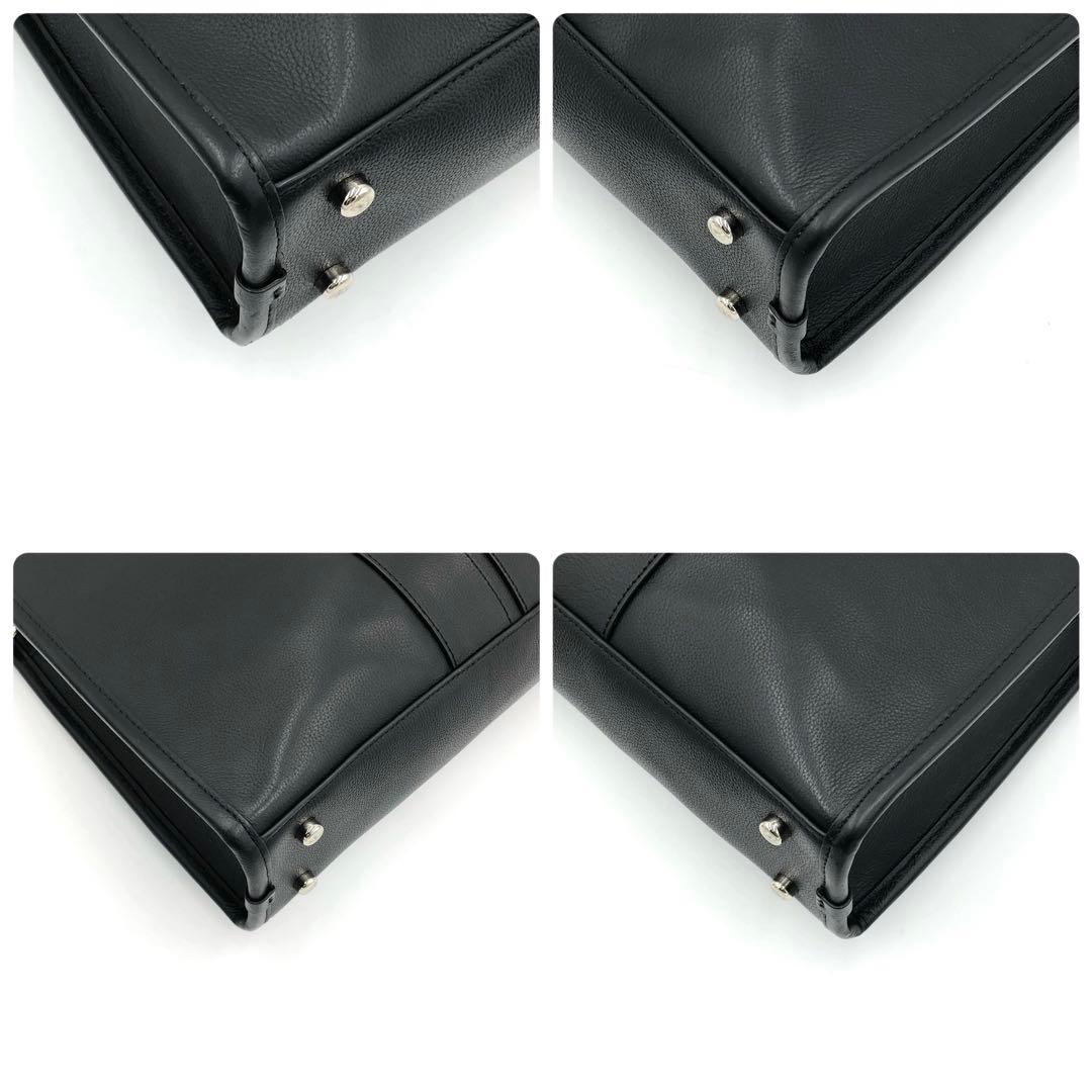 【未使用に近い✨】コーチ ボンド ブリーフケース スムースレザー 2WAY 黒色