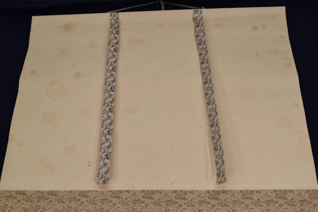 【真作】山本朝光/富士山図/山水図/横物/掛軸/名家伝来/AA-995