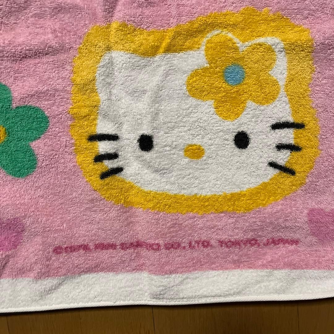 カオハナ　キティ　ハローキティ　タオルケット　当時物
