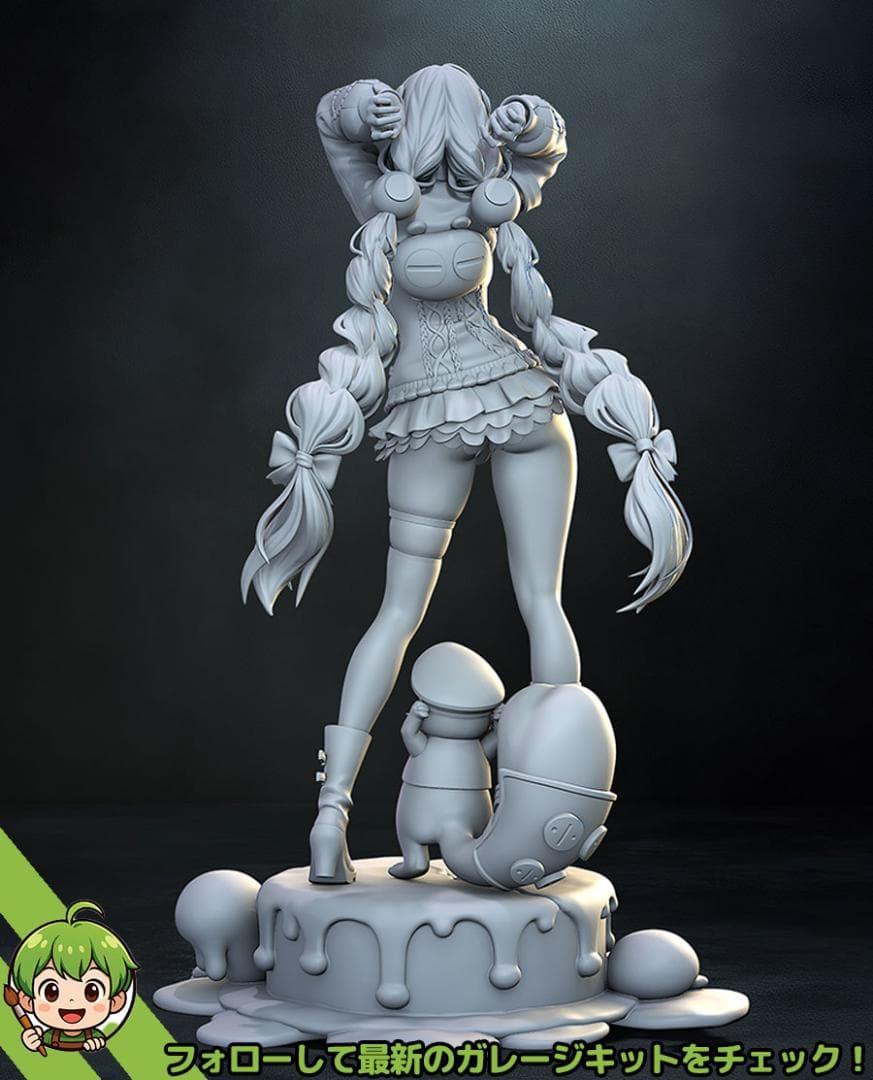 未塗装 未組立　フィギュア　ガレージキット　浮波柚葉　ゼンレスゾーンゼロ