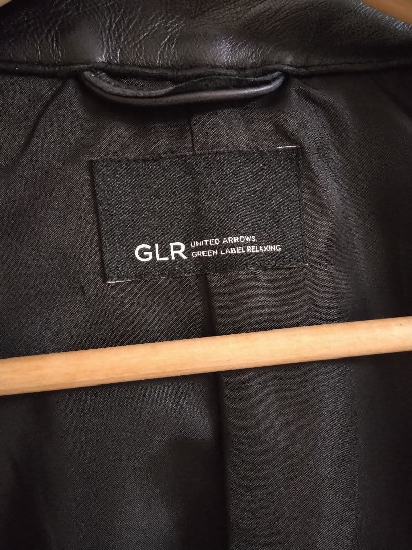 green label relaxing シープレザージャケット