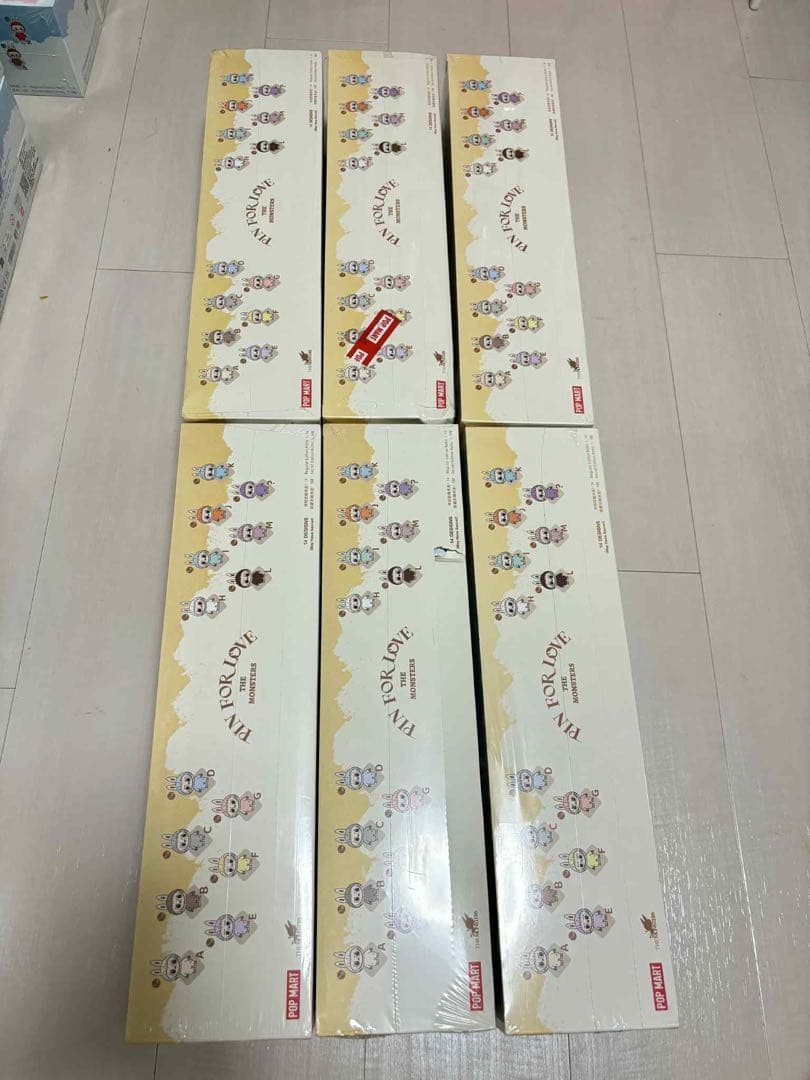 我labubu pin for love N-Z 6セット