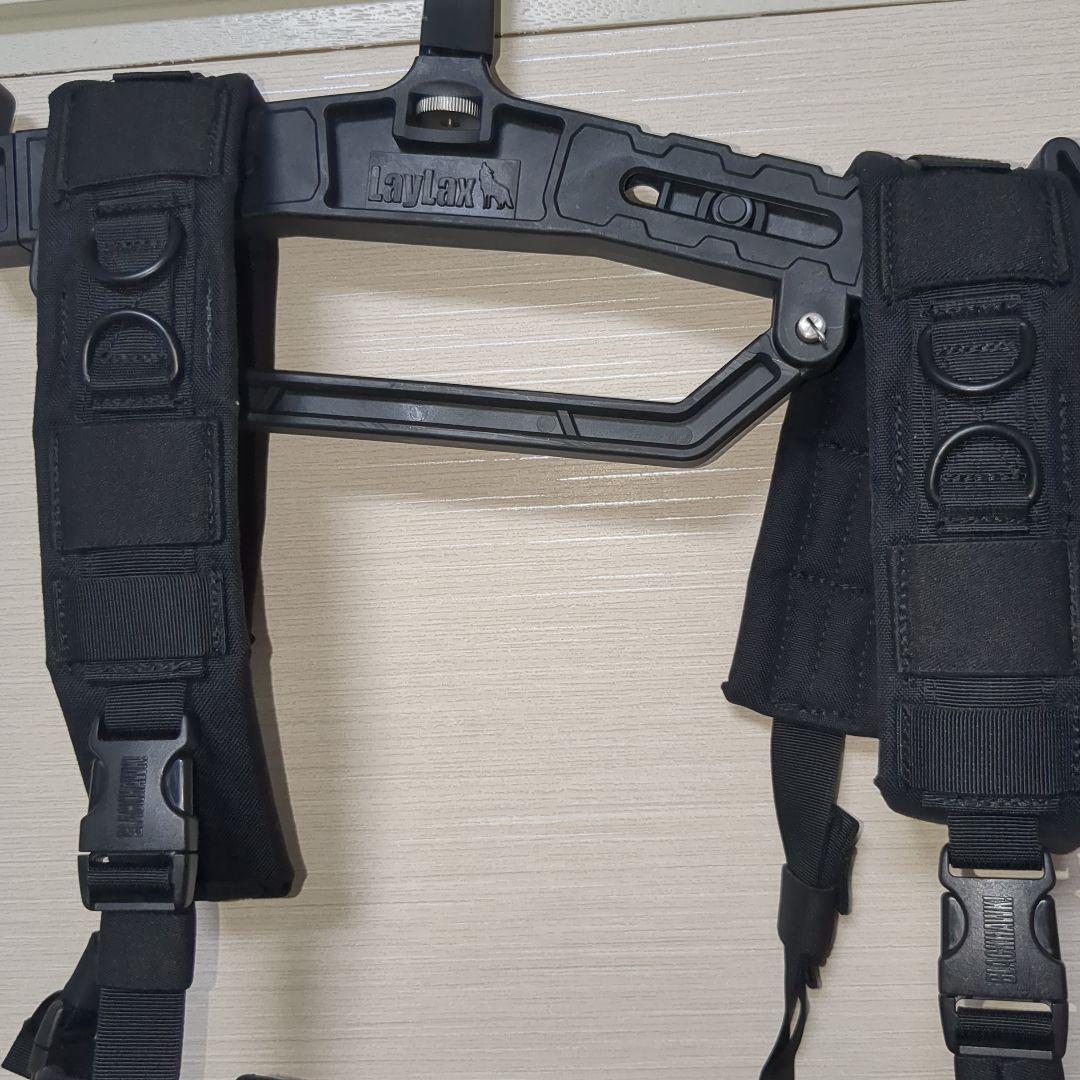 BLACKHAWK 実物旧型チェストリグ 装備一式セット　黒