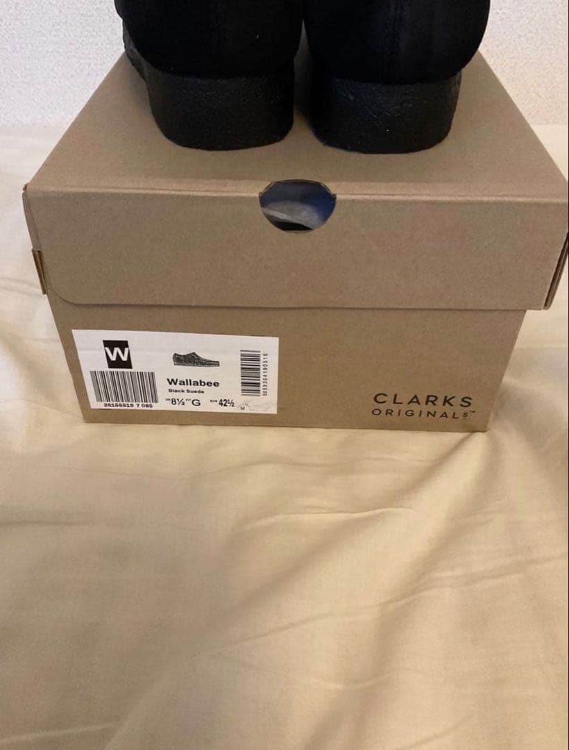 Clarks ワラビーブラック 25.5cm ラスト1点