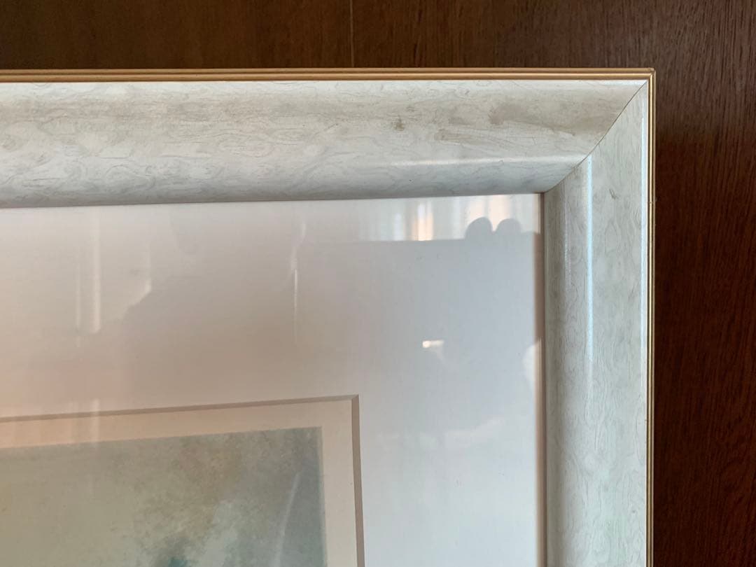 希少　大判リトグラフ　ダン・パルトゥシュ　「シクラメン」