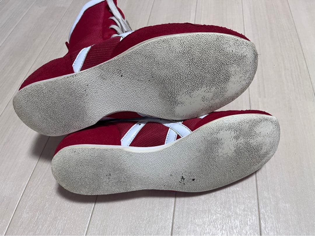 zero.bap様取り置きASICS ボクシングシューズ レッド ハイカット