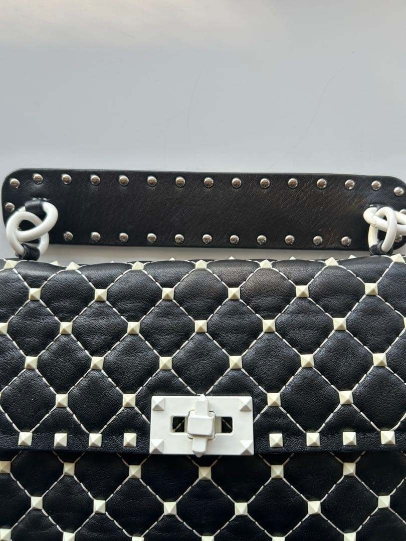 VALENTINO ロックスタッズスパイク　チェーンショルダーバッグ　2way