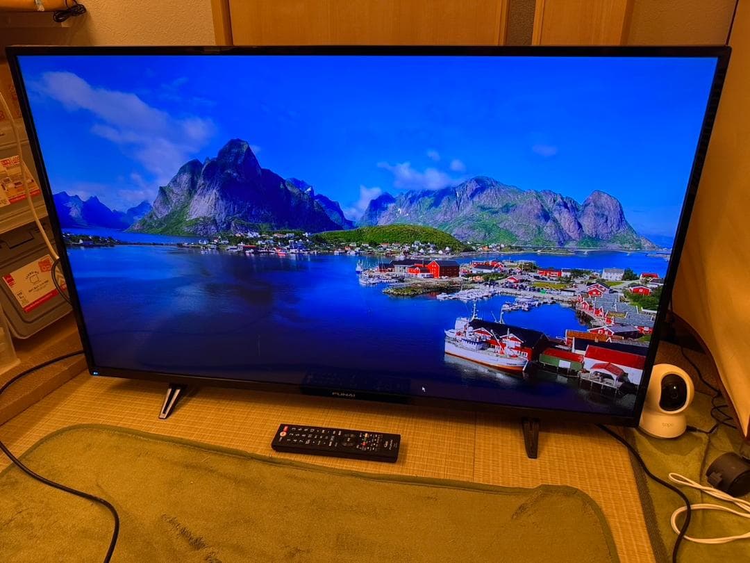funai フナイ　43型 テレビ FL-43U3040　21年製　4K対応！