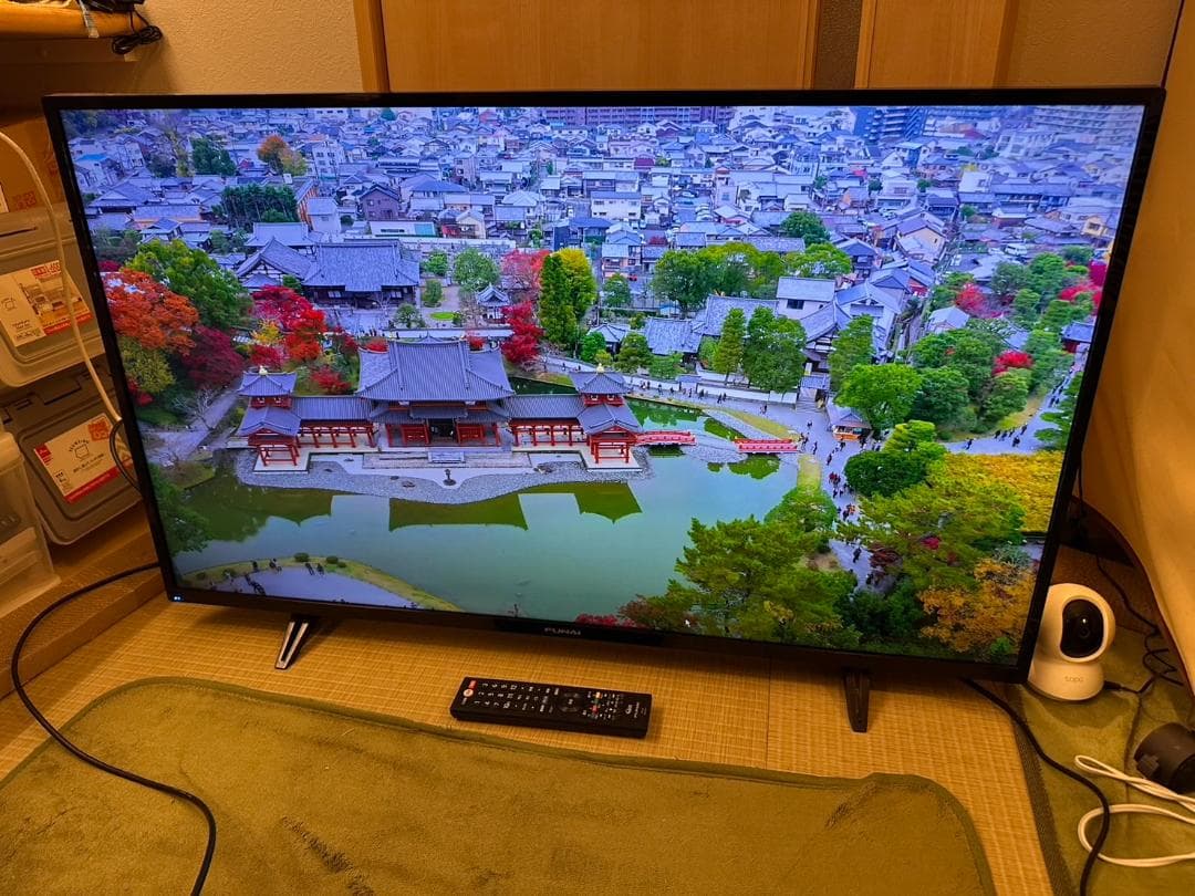 funai フナイ　43型 テレビ FL-43U3040　21年製　4K対応！
