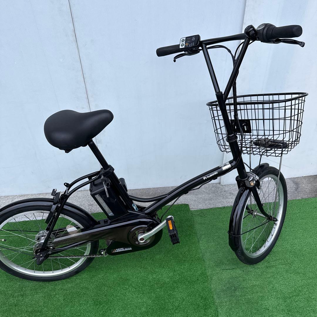 Panasonic電動アシスト自転車20インチ ブラック ミニサイクル