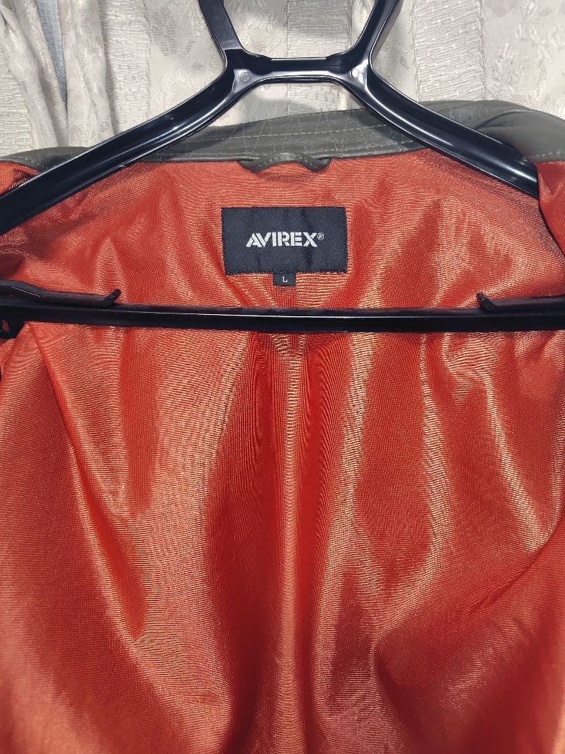 AVIREX レザージャケット 美品 シングルライダース 羊革 L