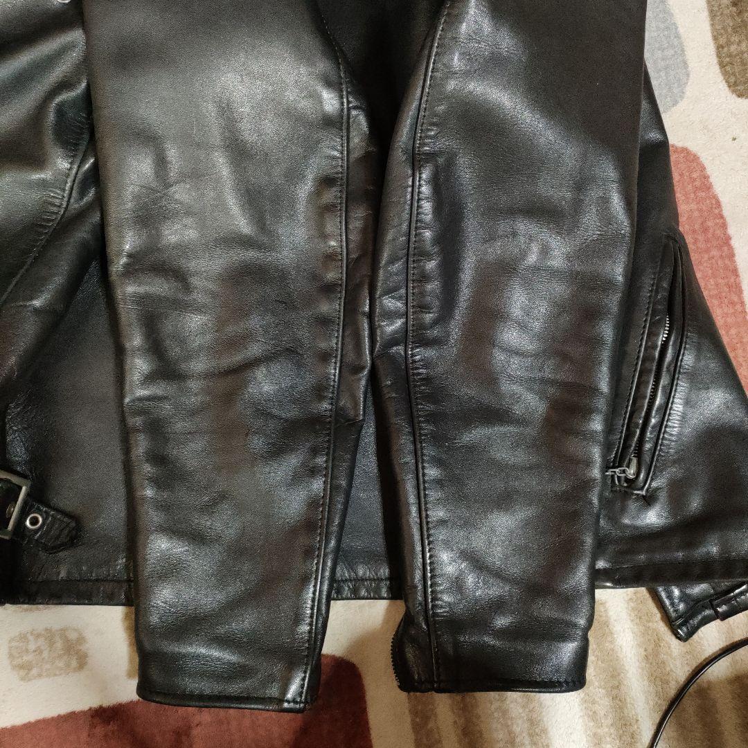 よ*2様 人気定番　Schott　６４１シングルライダース ３４　ブラック