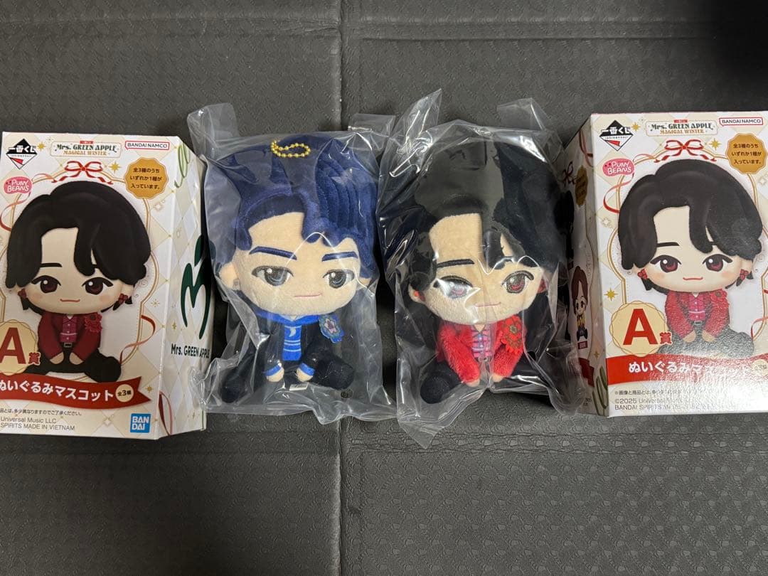 Mrs. GREEN APPLE A賞 ぬいぐるみマスコット大森さん、若井さん