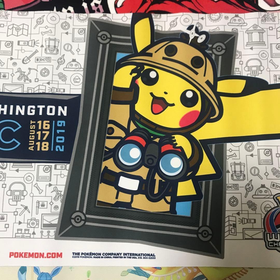 プレイマット WCS2019 ワシントン ピカチュウ