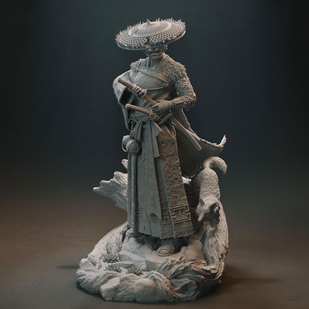 1/8 未塗装未組立 フィギュア ガレージキット ゴースト・オブ・ヨウテイ