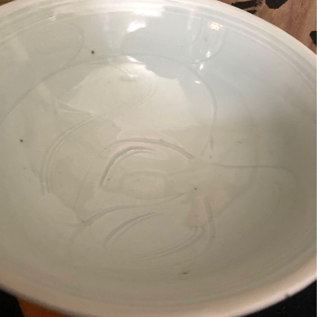 椋木英三造　白磁碗　茶道具　茶碗　河井寛次郎