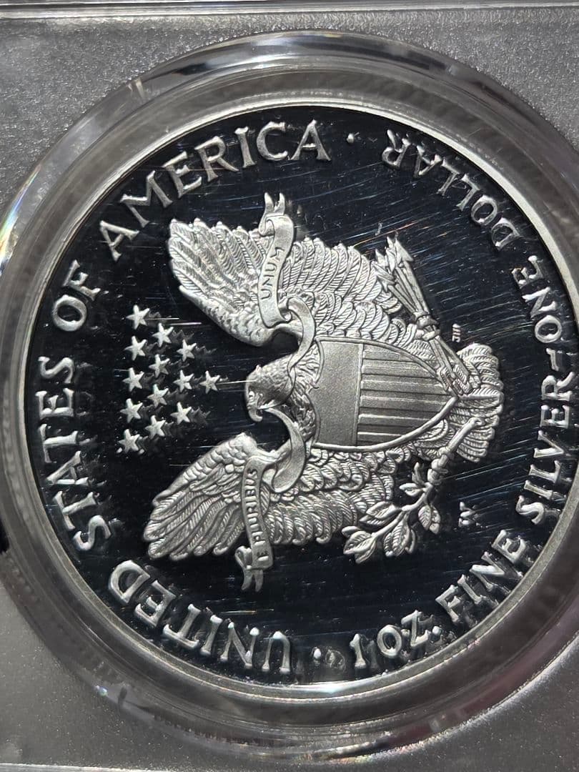 (PR69 DCAM)アメリカ合衆国　シルバー イーグル銀貨　2003 W