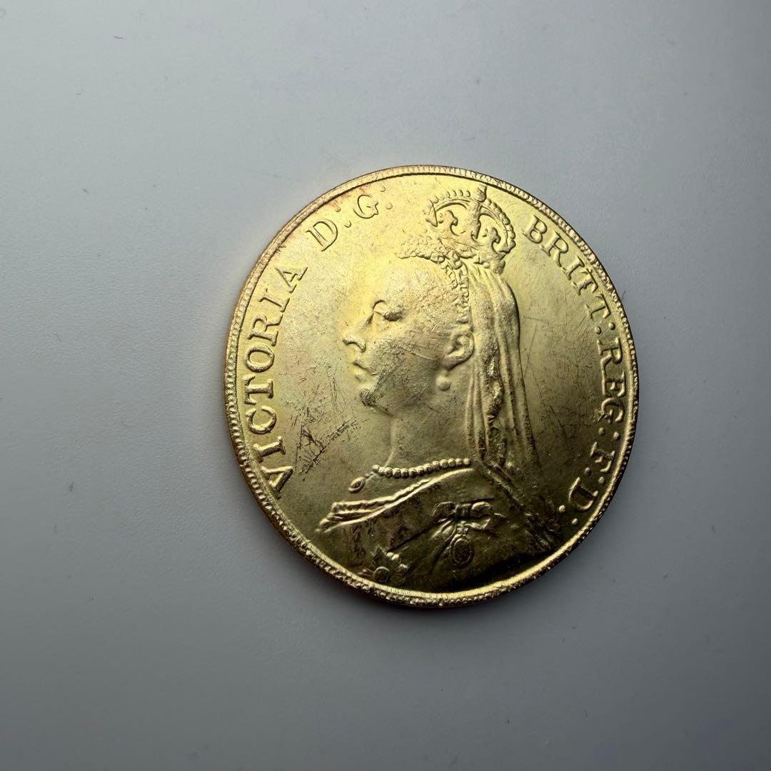 古銭　イギリス　女王