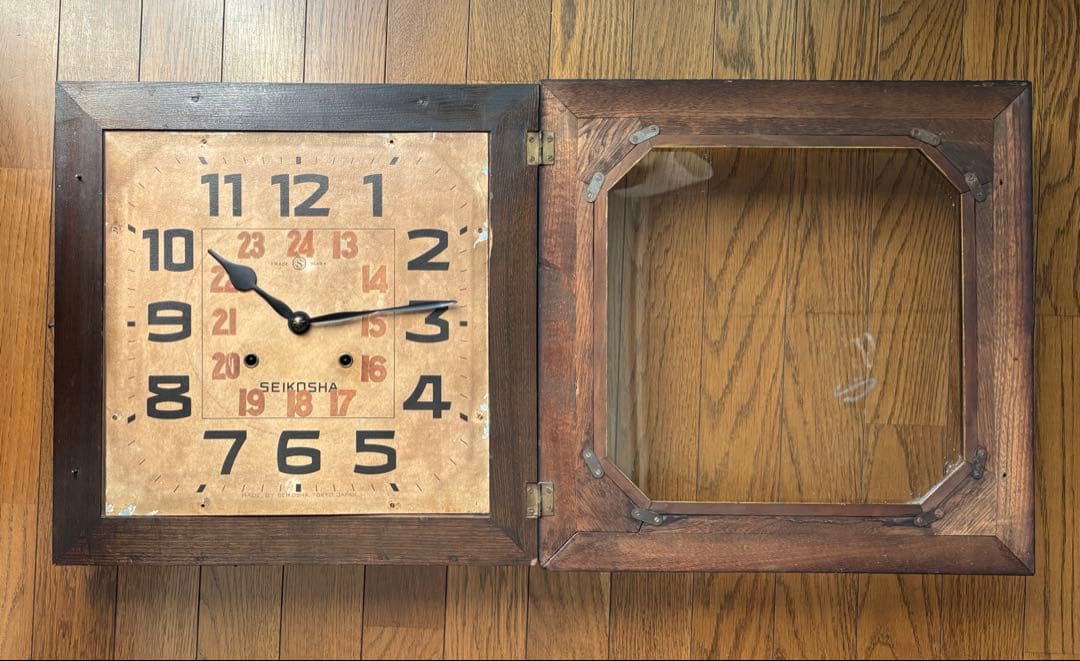 【希少】精工舎 角型グレシャム 掛時計