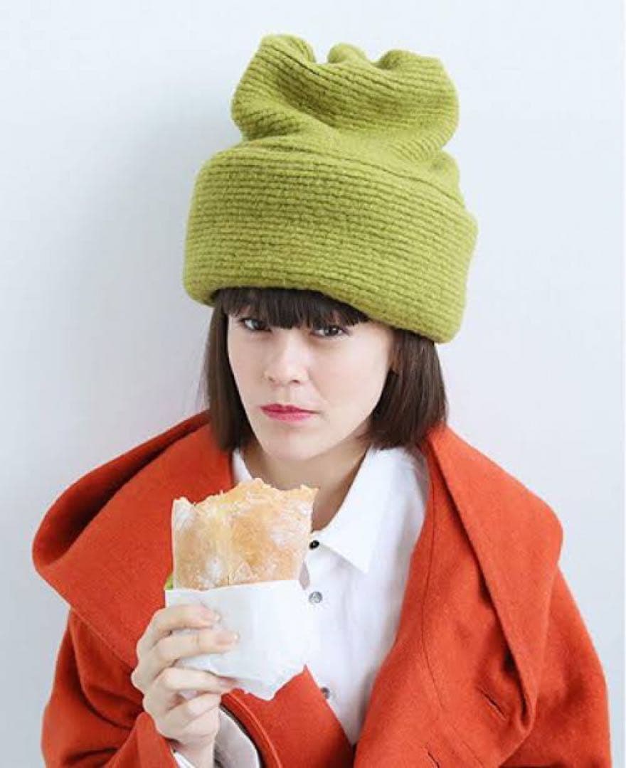 Edwina Horl フリースニットキャップ エドウィナホール