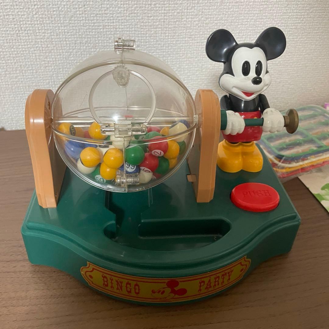 トミー ディズニー ビンゴパーティー 動作確認済み ビンゴマシーン ミッキー