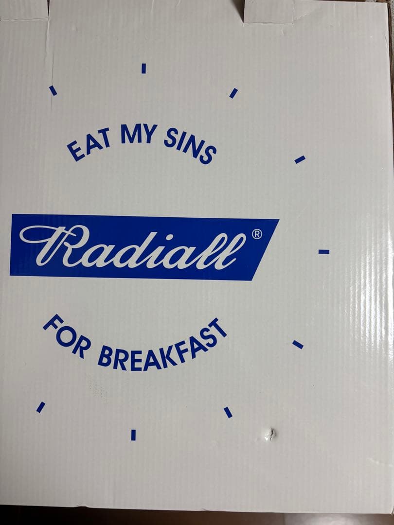 Radiall ネオン掛時計 直径約37cm