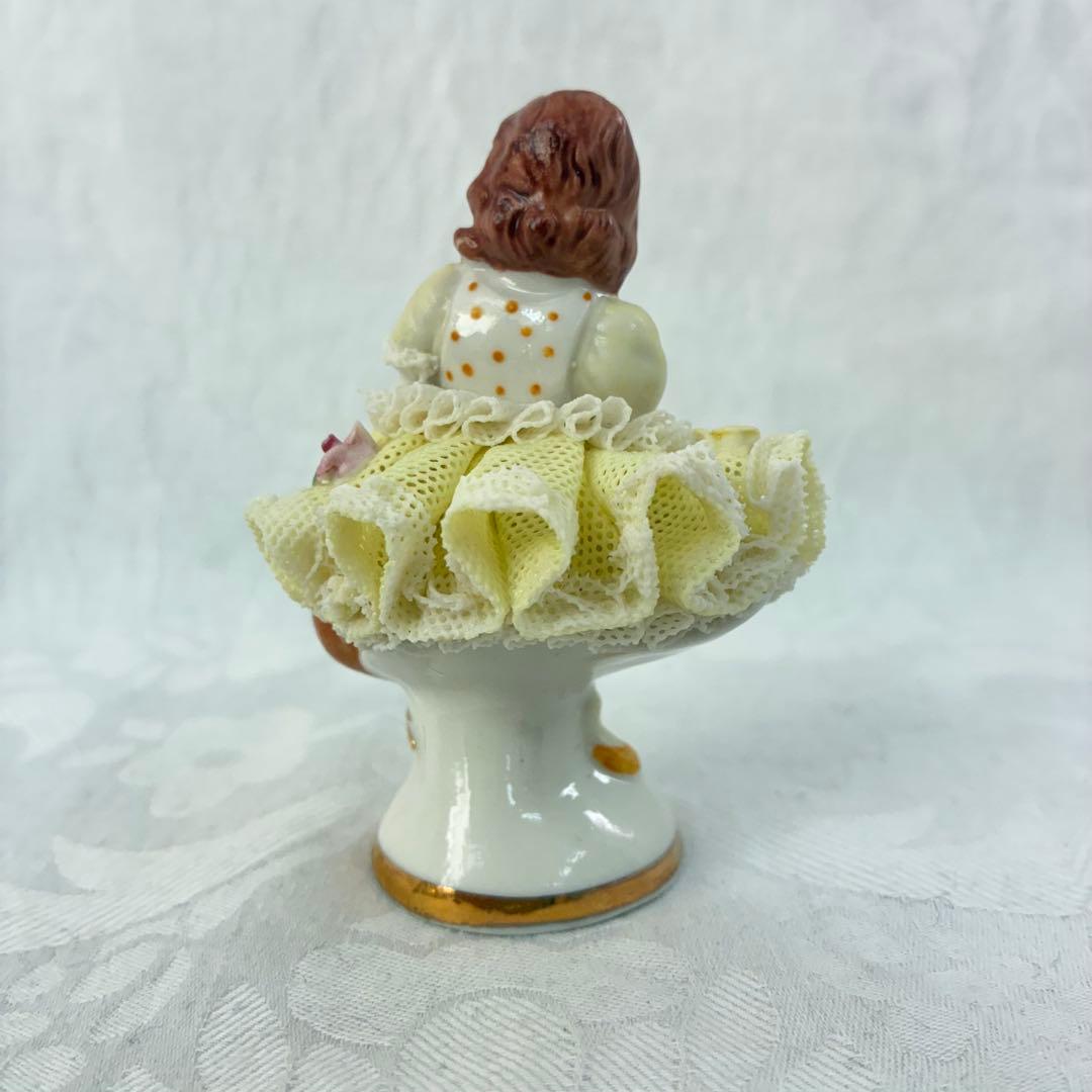 アイリッシュドレスデン レース陶器人形 \"Regina\"\"LLna\"3体セット②