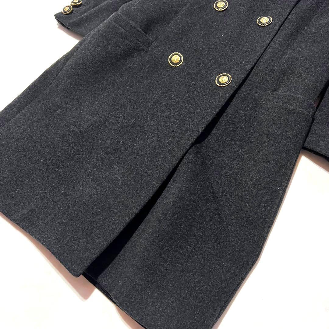 ✨極美品✨ヴェルサーチ チェスターコート メデューサボタン カシミヤ混 40
