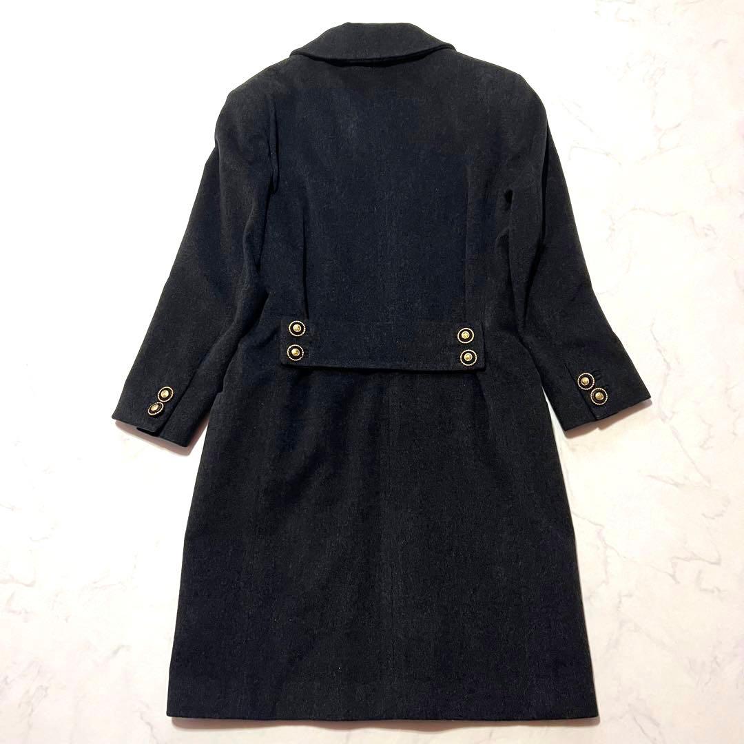 ✨極美品✨ヴェルサーチ チェスターコート メデューサボタン カシミヤ混 40