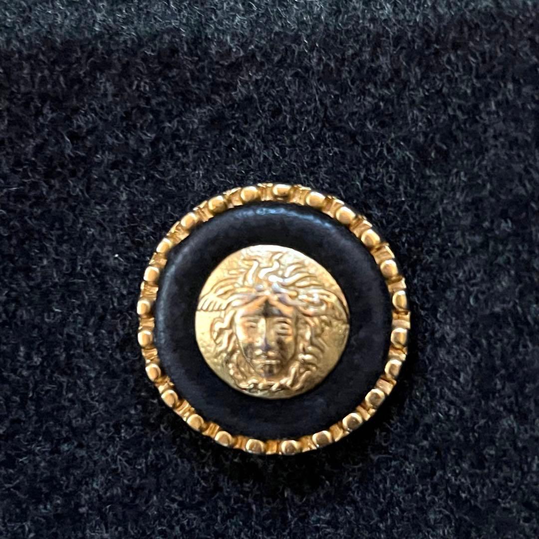 ✨極美品✨ヴェルサーチ チェスターコート メデューサボタン カシミヤ混 40