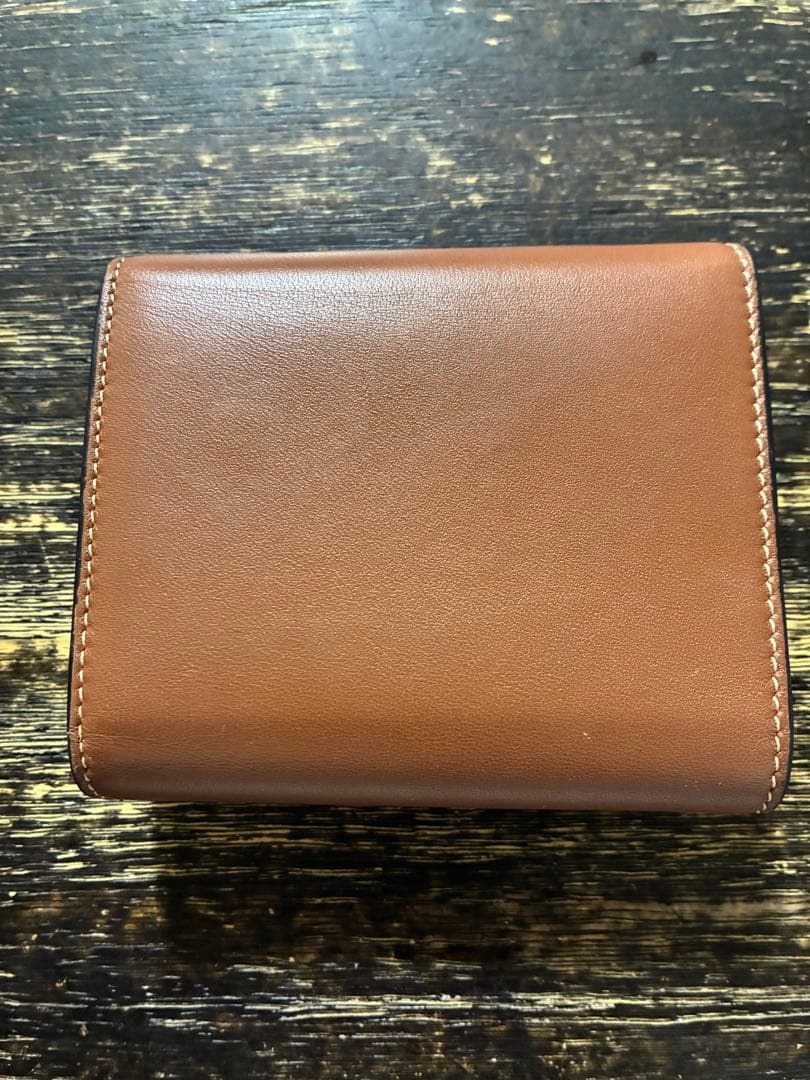 スモール フラップウォレット トリオンフ / シャイニーカーフスキン